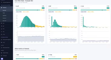 Main RUM Dashboard Overview